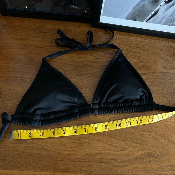 DOUBLE STRAPPED DETAIL HALTER BIKINI TOP #0344 - Picture 6 of 7